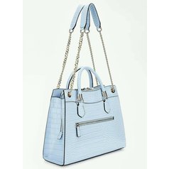 Kabelka Guess Croc Satchel Blue Kabelka Guess Croc Satchel Blue
