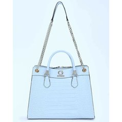 Kabelka Guess Croc Satchel Blue Kabelka Guess Croc Satchel Blue