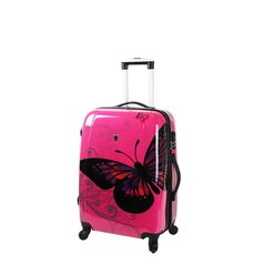 Cestovný kufor Madisson Butterfly Pink 55 cm